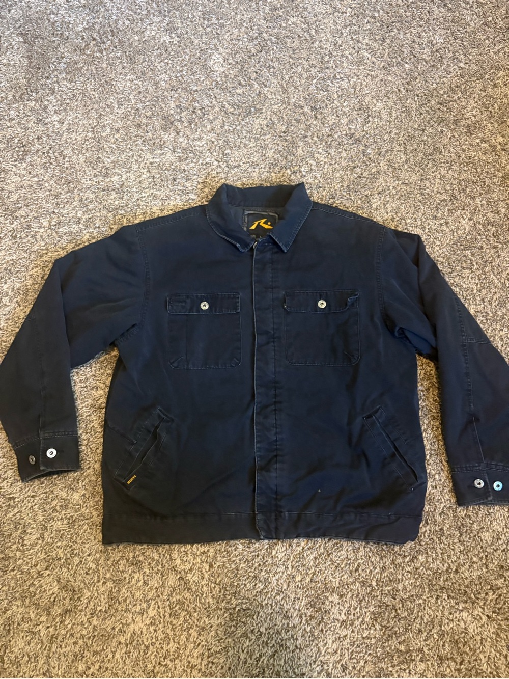 Rusty Men's Dark Navy Lightweight Shirt Jacket
